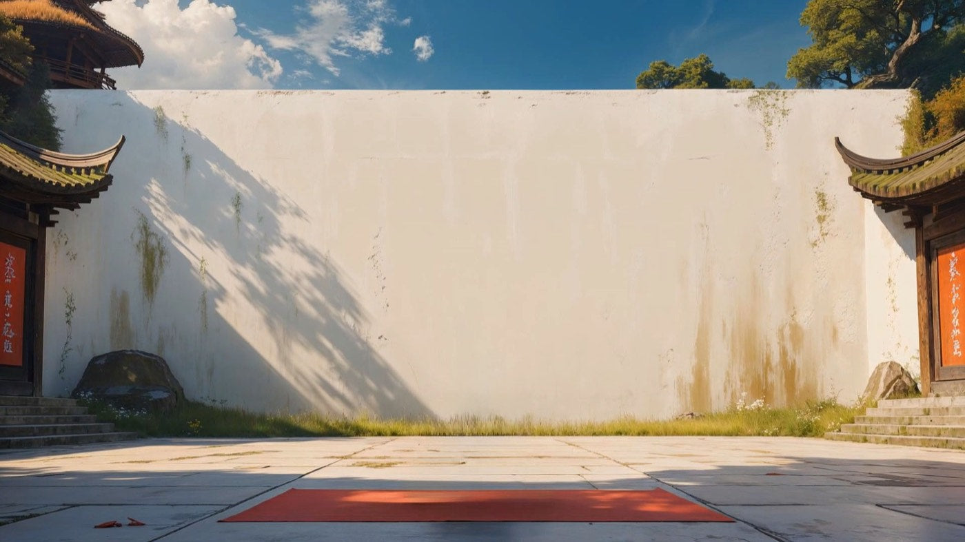 Zen Quest screenshot: the Meditation Wall where sensor sessions take place